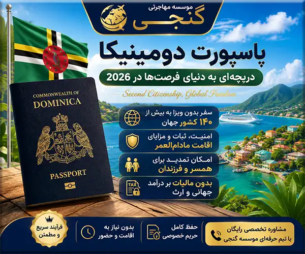 مراحل و شرایط اخذ پاسپورت دومینیکا